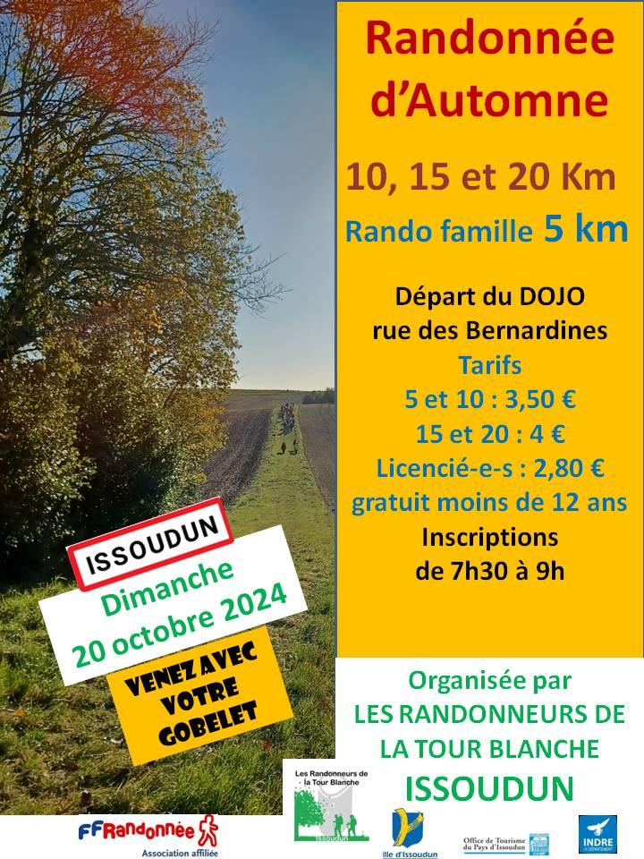 Affiche randonnee d autome 2024 maquette jpeg