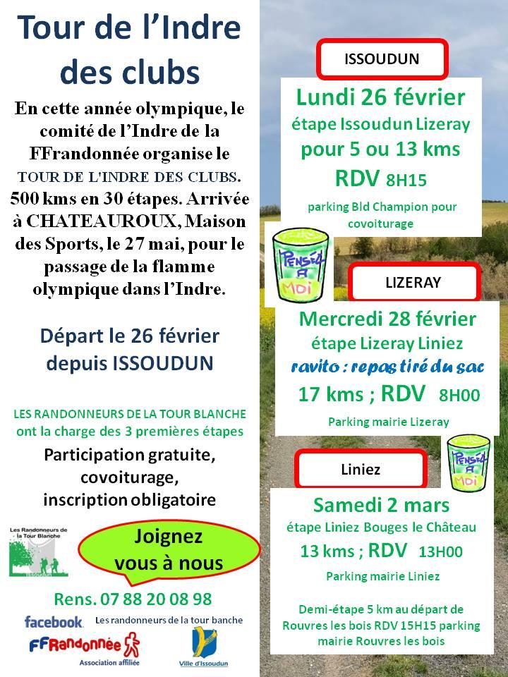 Affiche tour de l indre des clubs maquette
